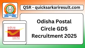 Odisha Postal Circle GDS Recruitment 2025