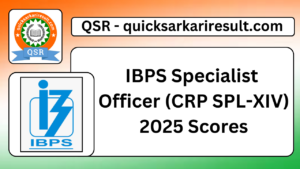 IBPS Specialist 
Officer (CRP SPL-XIV) 2025 Scores
