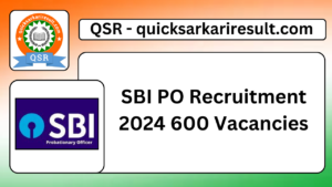 SBI PO Recruitment 2024 600 Vacancies
