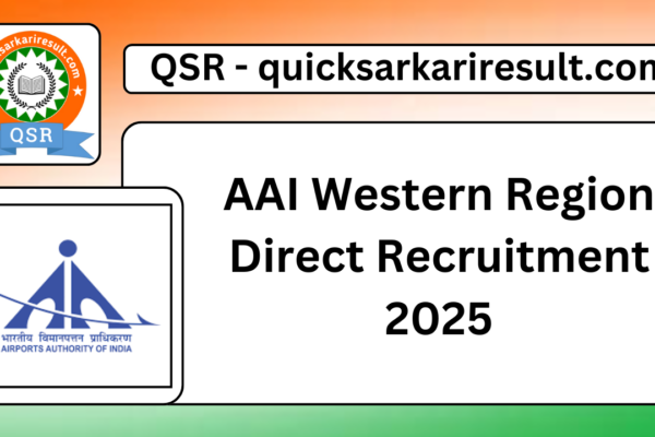 AAI Western Region Direct Recruitment 2025