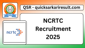 NCRTC 
Recruitment 
2025