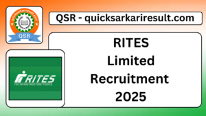 RITES
 Limited 
Recruitment 
2025