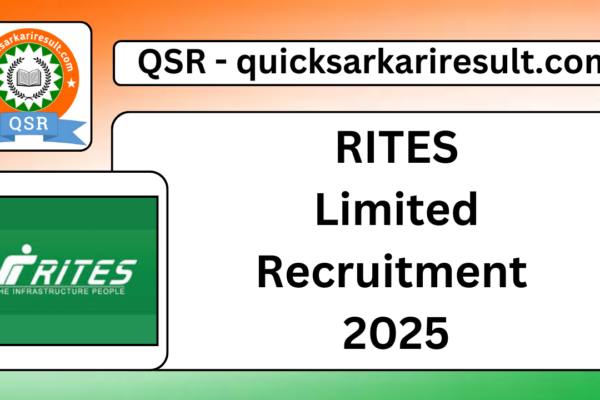 RITES Limited Recruitment 2025