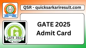 GATE 2025 
Admit Card