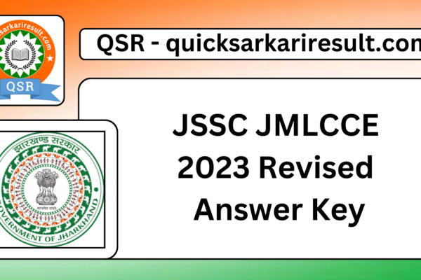 JSSC JMLCCE 2023 Revised Answer Key