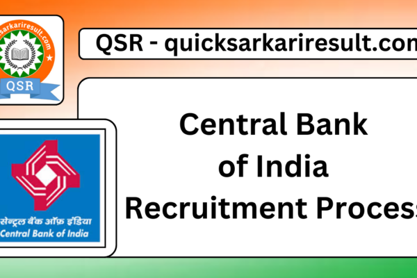 Central Bank of India Recruitment Process