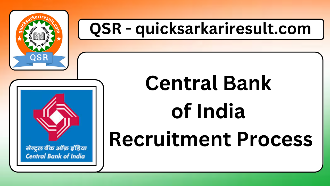 Central Bank of India Recruitment Process