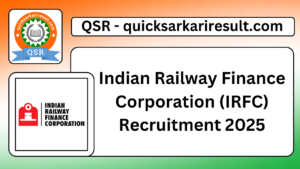 Indian Railway Finance Corporation (IRFC) Recruitment 2025